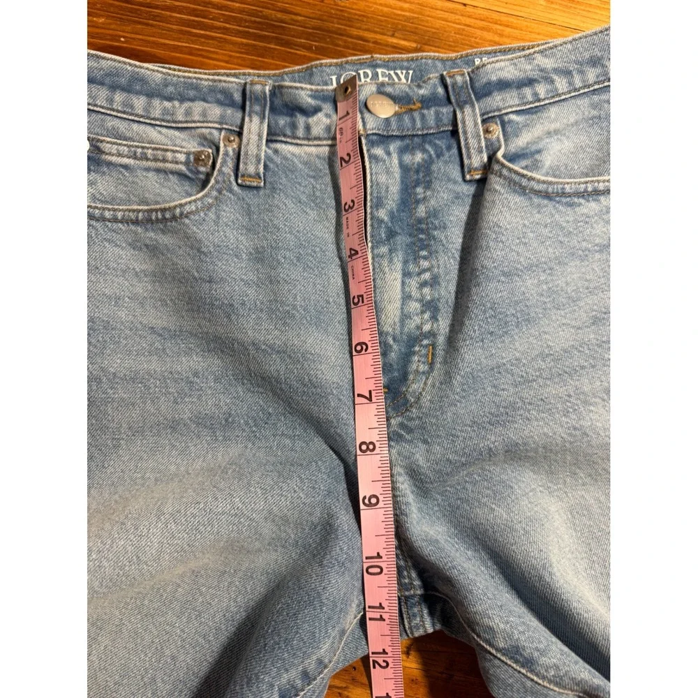 J.Crew High-rise straight jean '96 semi-stretch Women 25 Light Indigo Blue CC613
